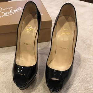 Christian Louboutin Lady Peep Heels size 38